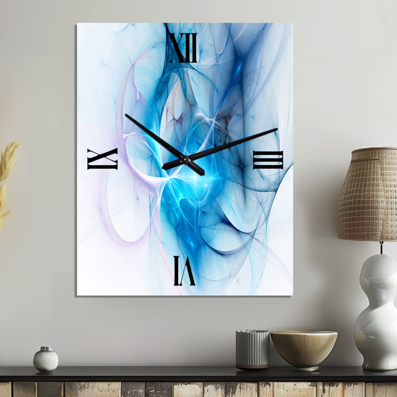 Horloge murale abstraite, Médium
