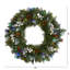 Faux Lighted 24'' Wreath