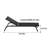 Adjustable Outdoor Lounge Chair Aluminum Frame Outdoor Chaise Lounge