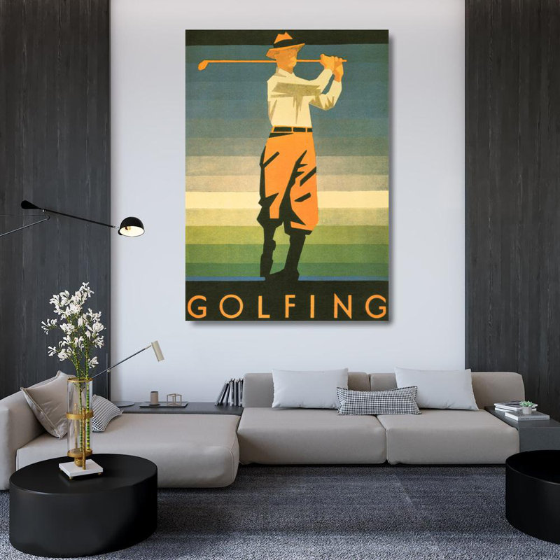 Golf, H 48 po x l 34 po