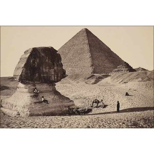 History Galore 24X36 Gallery Poster, Great Sphinx, Pyramids Giza ...