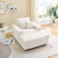 Canapé simple en velours côtelé 42,52 pouces avec un coussin