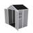 Campcraft Resin Storage Depot 6*5ft - Build, Waterproof, Rust & Proof, Large Storage, Hd Window Unit Quality Pp, Protected, Ample Clear Windows-118124193
