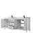 Daria 80'' Double Bathroom Vanity with Carrara Marble Top-97905710-97905716