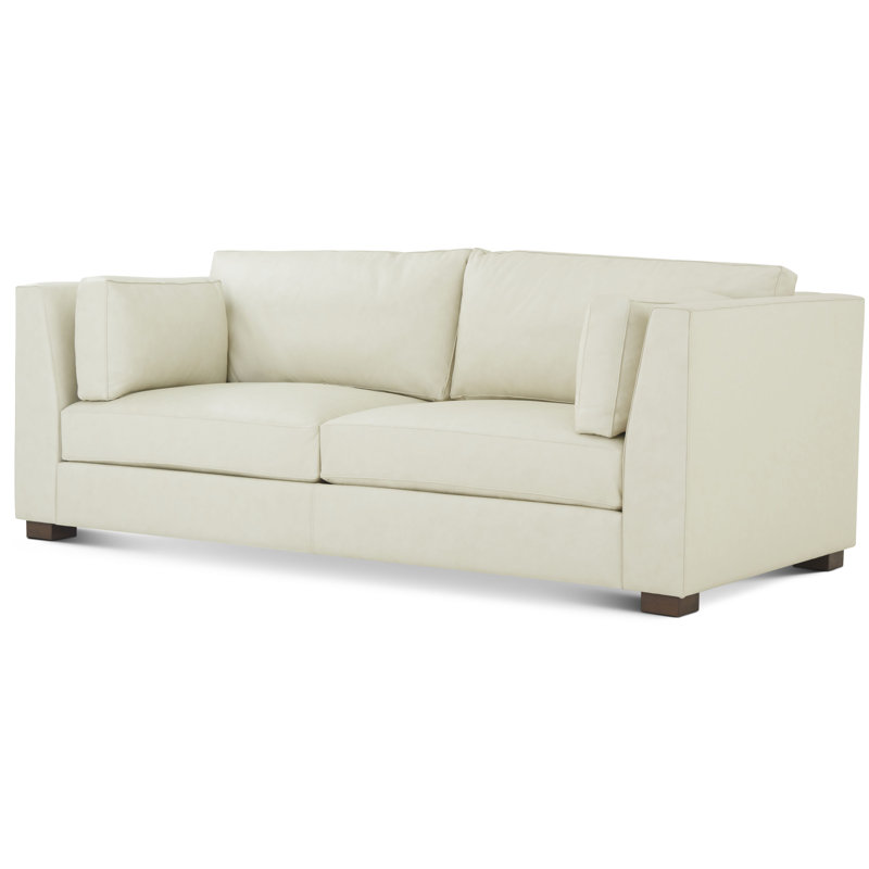 Paris Sofa, Beige Leather