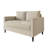 Barkim 3 Piece Linen Standard Living Room Set-92315227