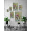 «Vase of Roses and Dahlias», reproduction sur toile tendue-129909141