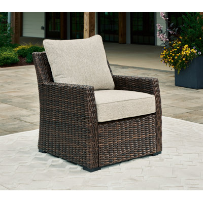 Evolo Wicker Outdoor Lounge Chair