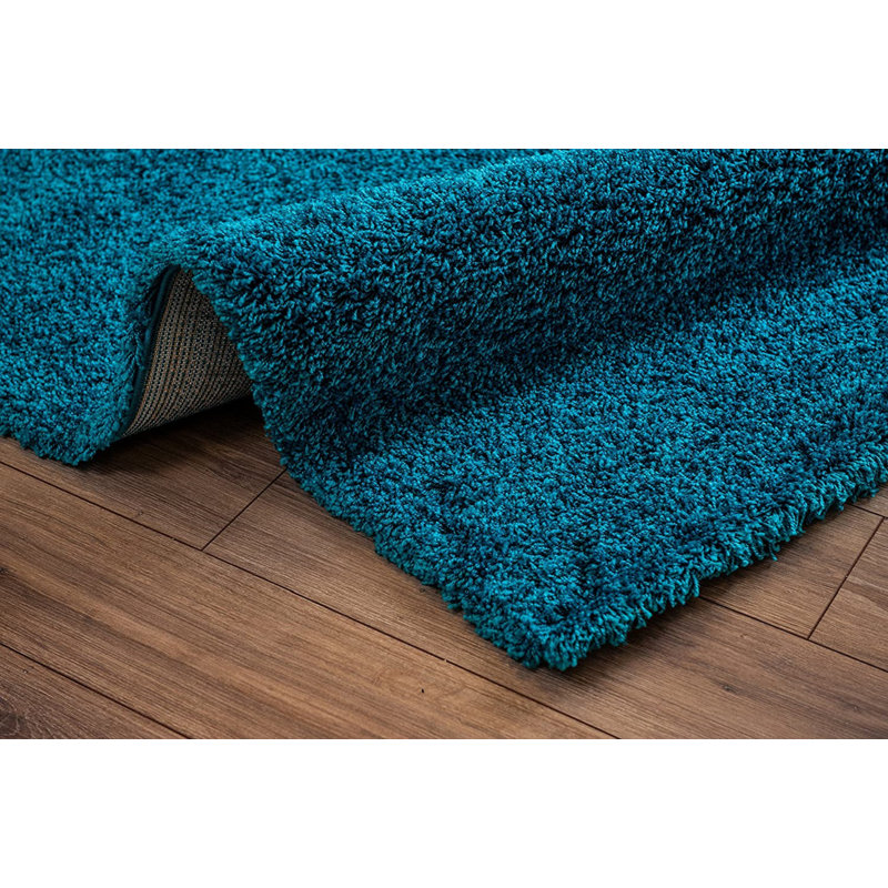 Isra Solid Colour Shag Area Rug, Rectangle 200 x 290cm