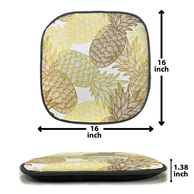 Coussin de siège papillon