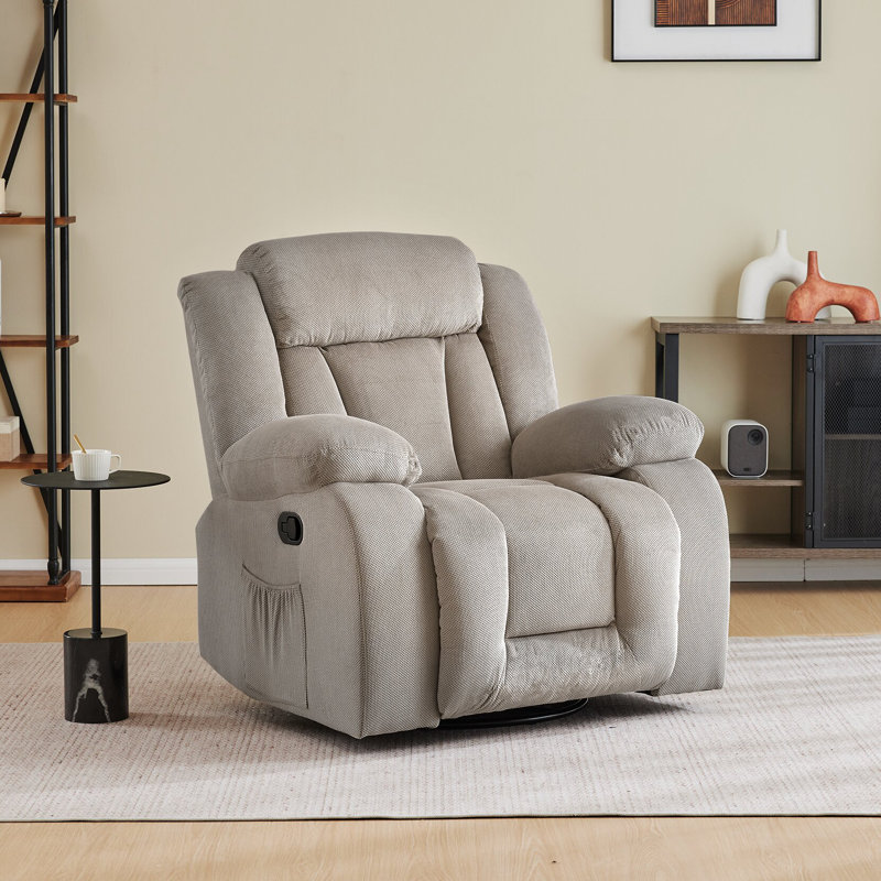 Fauteuil inclinable manuel inclinable 37,23 po, Taupe