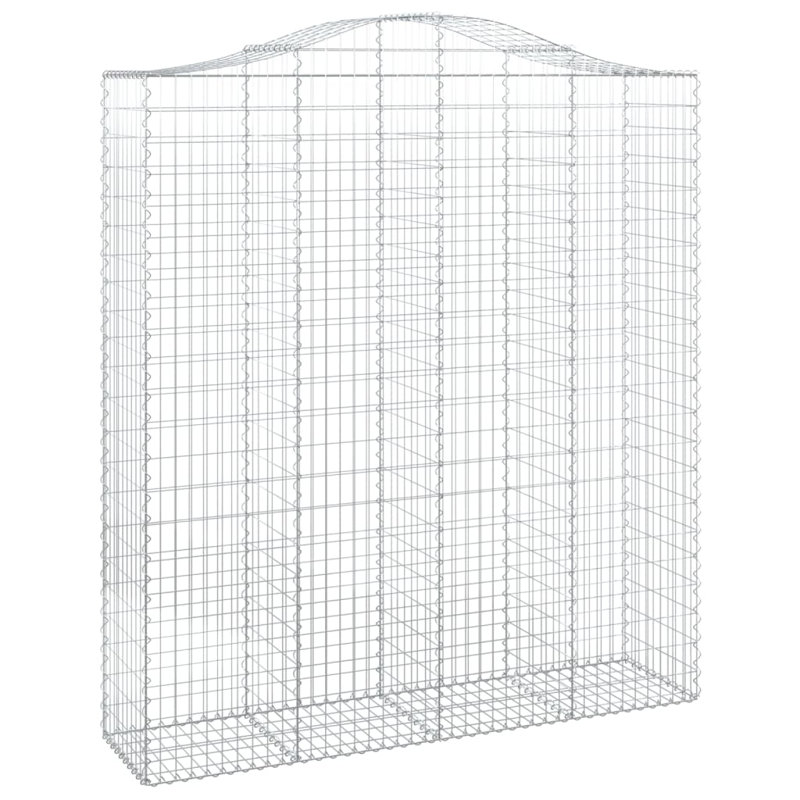Briane Silver Galvanised Iron, 240cm H x 200cm W x 50cm D