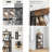 5-Tier Slanted Shoe Rack, Narrow Space-Saving Shoe Organizer With Wooden Top And Metal Frame For Entryway, Hallway, Or Closet