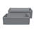 Whitehaus 30” Reversible Single Bowl Fireclay Kitchen Sink: 2-1/2" Lip, Beveled Front Apron-93363833