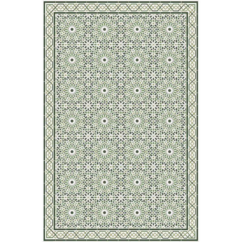 Aban Geometric Machine Printed Area Rug, Rectangle 100 x 155cm
