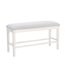 Nahumveer Solid Wood Counter Height Upholstered Bench