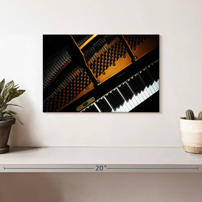 Piano à queue Abarca Opulent, H 8 po x l 12 po
