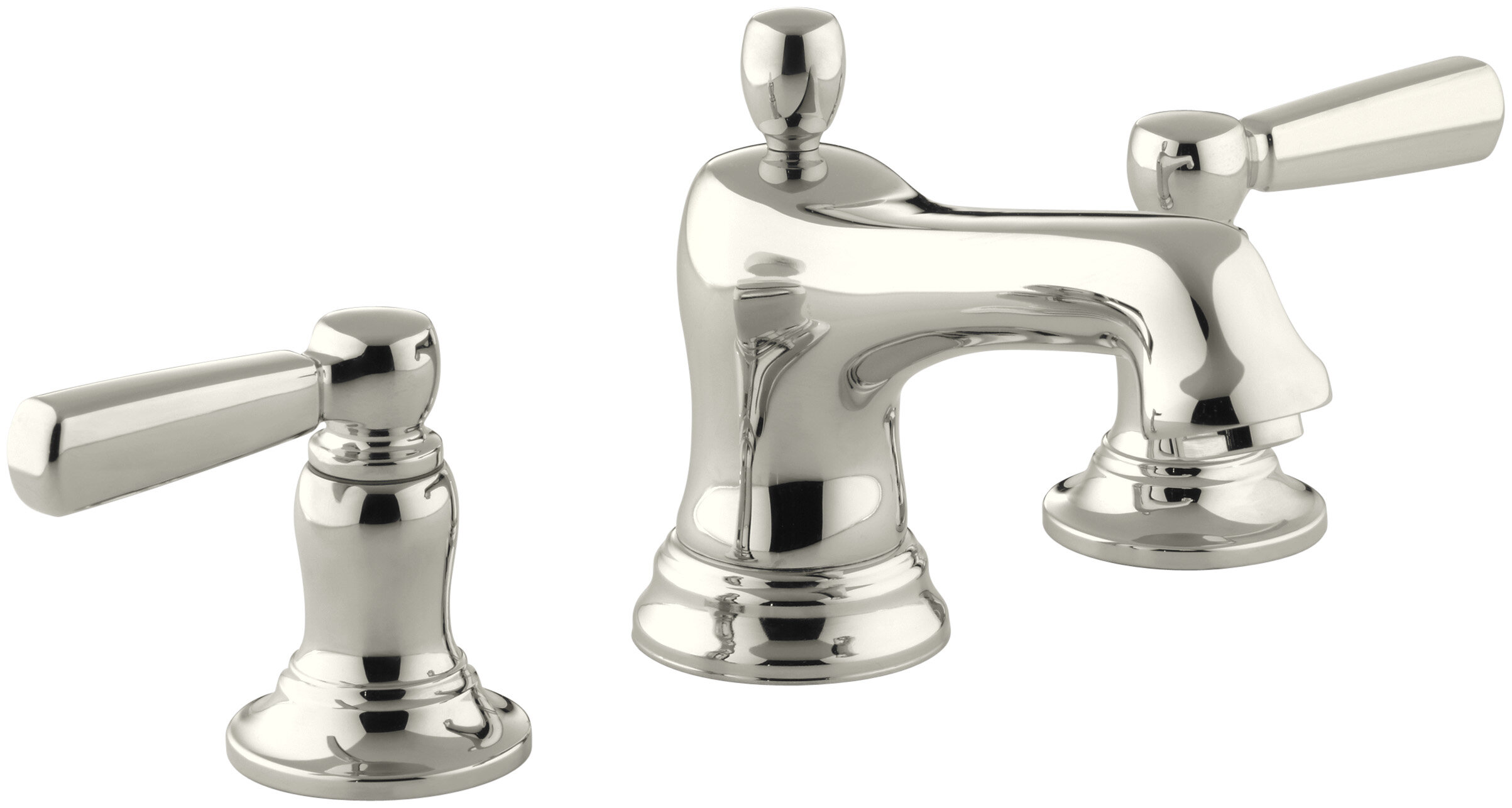 K-10577-4-CP,2BZ,SN Kohler Bancroft Widespread Bathroom Faucet with ...