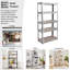Vida Metal Height -Adjustable Shelving Unit-19298070-19298071