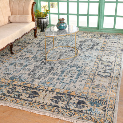 Wool Geometric Indoor Rug