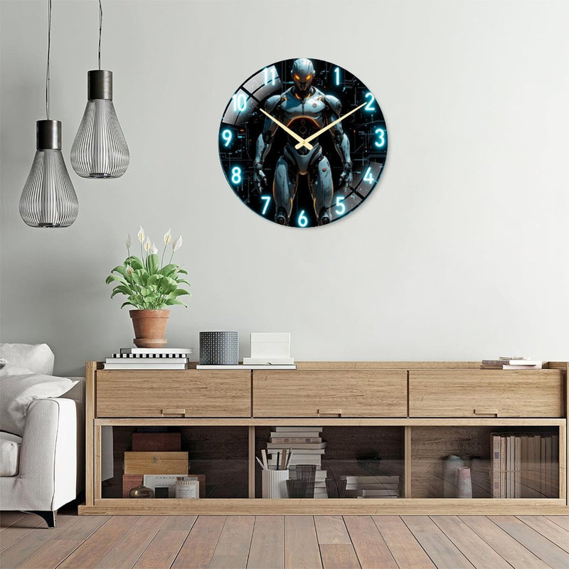 Horloge murale intelligente 24 po