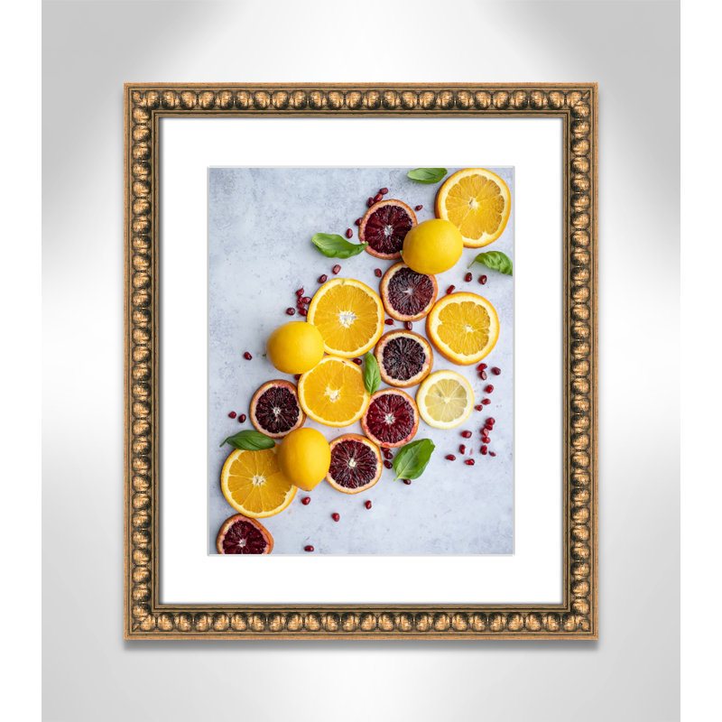 Framed Art W/ 4 Ply Matboard, 20" H x 17" W x 2" D