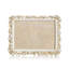 Matte Metal/Crystal Single Picture Frame in Gold/White-60485242