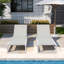 Ensemble de chaises longues inclinables Clian-1114997033
