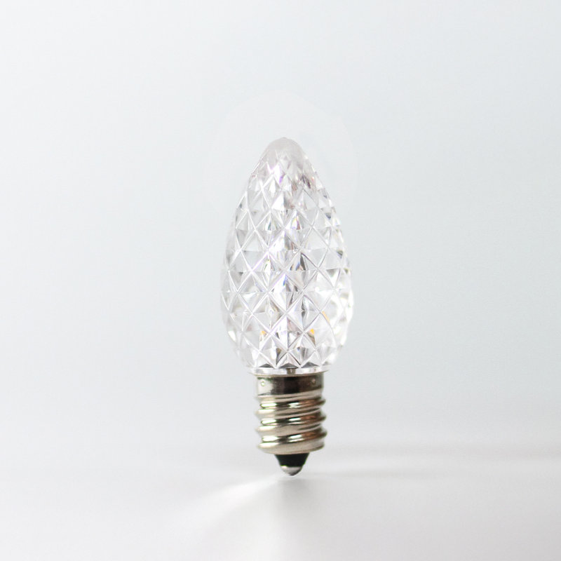 C7 LED Bulb - Polycarbonate, Sun Warm White