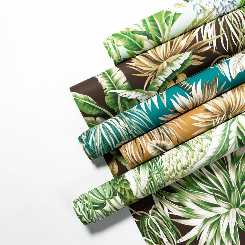 Mindoro Caluya 33'' L x 27.5" W Wallpaper Roll, Bronze