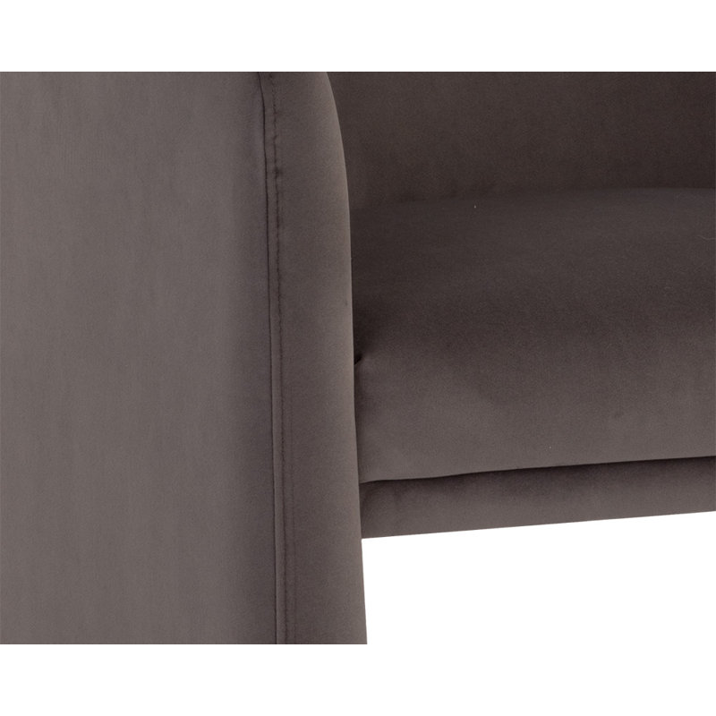 Chaise rembourrée H 19 po Antiochos, Meg Ash