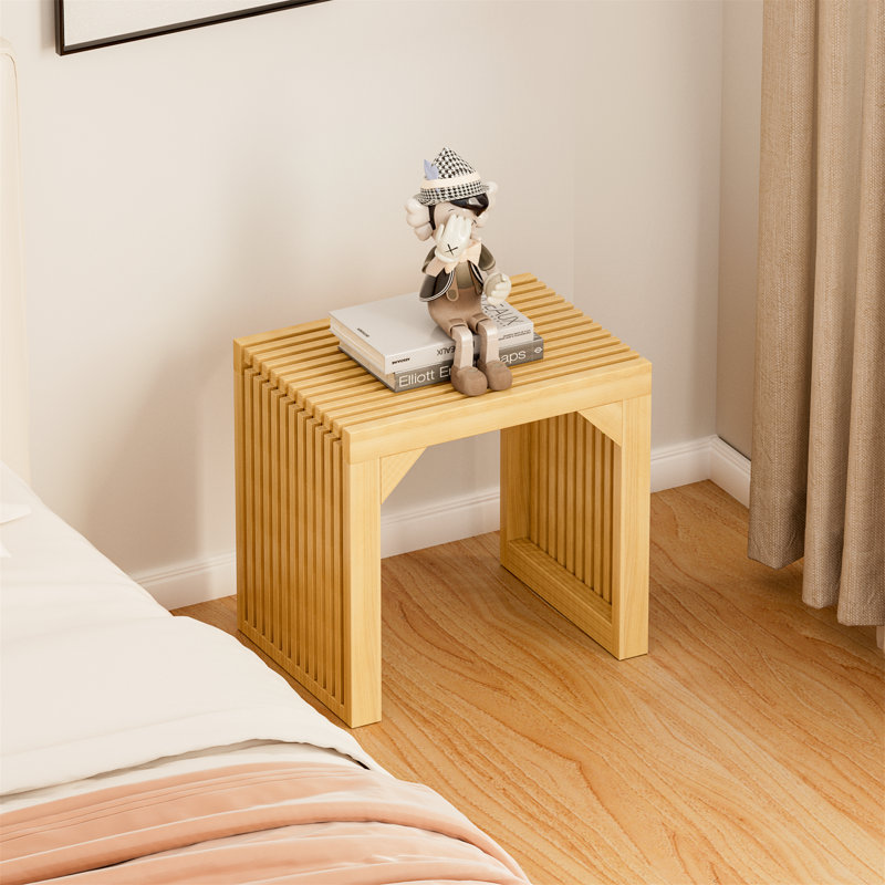 Banc moderne et contemporain, solution compacte pour les appartements, H 16,92 po x l 17,72 po x P 12,99 po