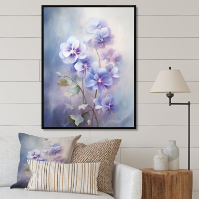 Impression romantique Violets - impressions sur toile florales