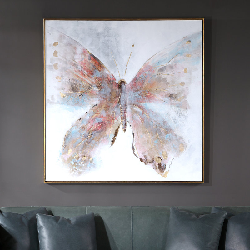« free flying », peinture sur toile encadrée