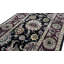 Wool Oriental Area Rug in Wine/Black/Beige/Green