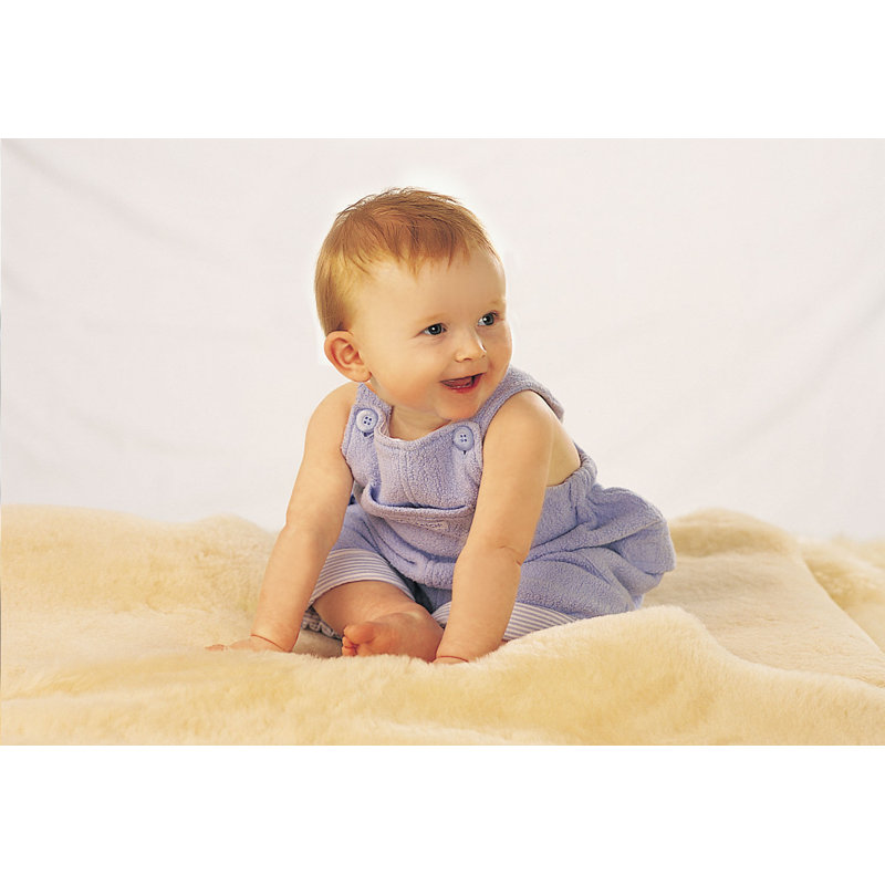 Solid Colour Sheepskin Shag 55cm X 80cm Area Rug