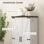 Armoire de cuisine avec tablettes réglables blanc