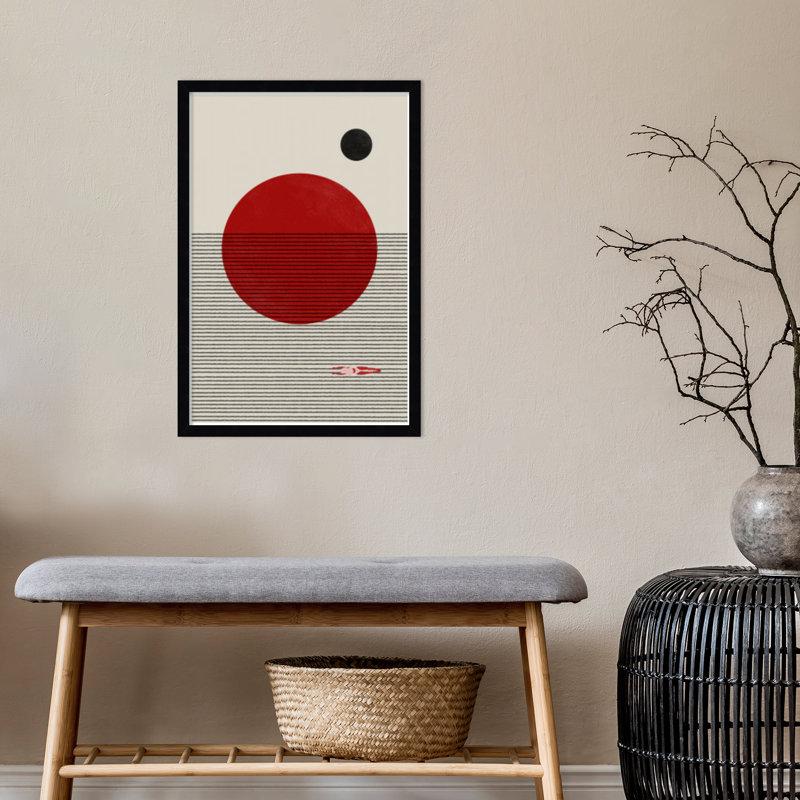 Swimming To You by The MIUUS STUDIO - Framed Art Print, 25" H x 17" W x 1" D, Black