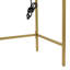 Bureau 3 tiroirs en bois avec façade en miroir et prise Thetisa-523859111