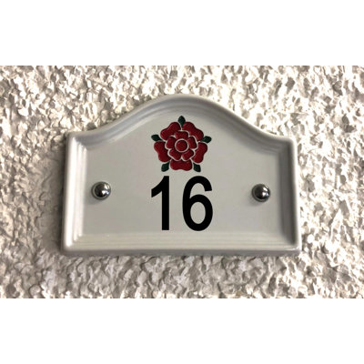 Walsham 16.5cm H Ceramic House Number