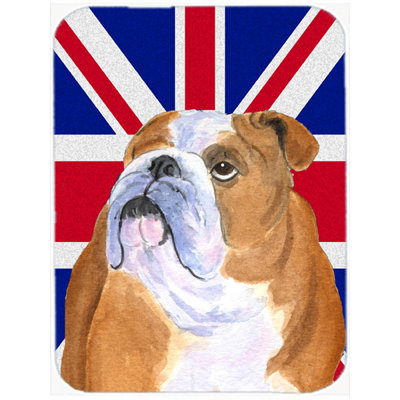 Union Jack Wood Glass Cutting Board