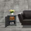 Industrial Style Iron Side Table-1628373608