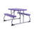 Rectangular Outdoor Folding Picnic Table