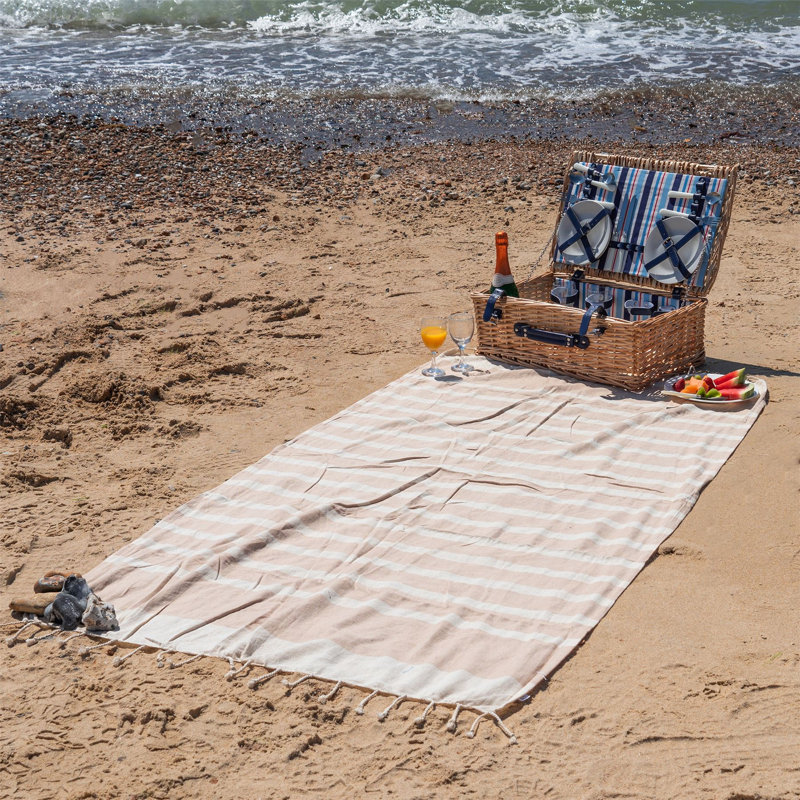Nicola Spring - Turkish Cotton Bath Towels - 170 x 90cm, Mocha/Beige