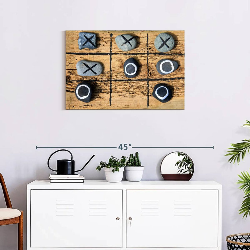 Senne Tic Tac Toe Game, 20" H x 30" W