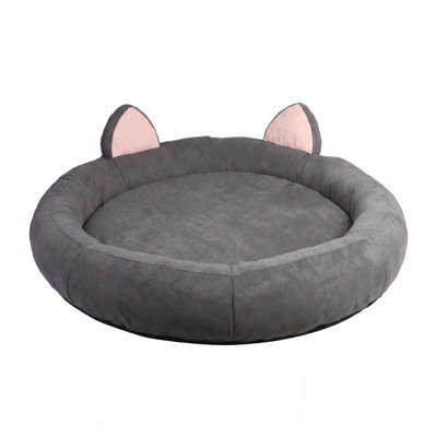 Lit rond pour chien de 9,8 po d'épaisseur