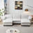 U-Shaped Sectional Sofa With 2 Ottoman-919105701