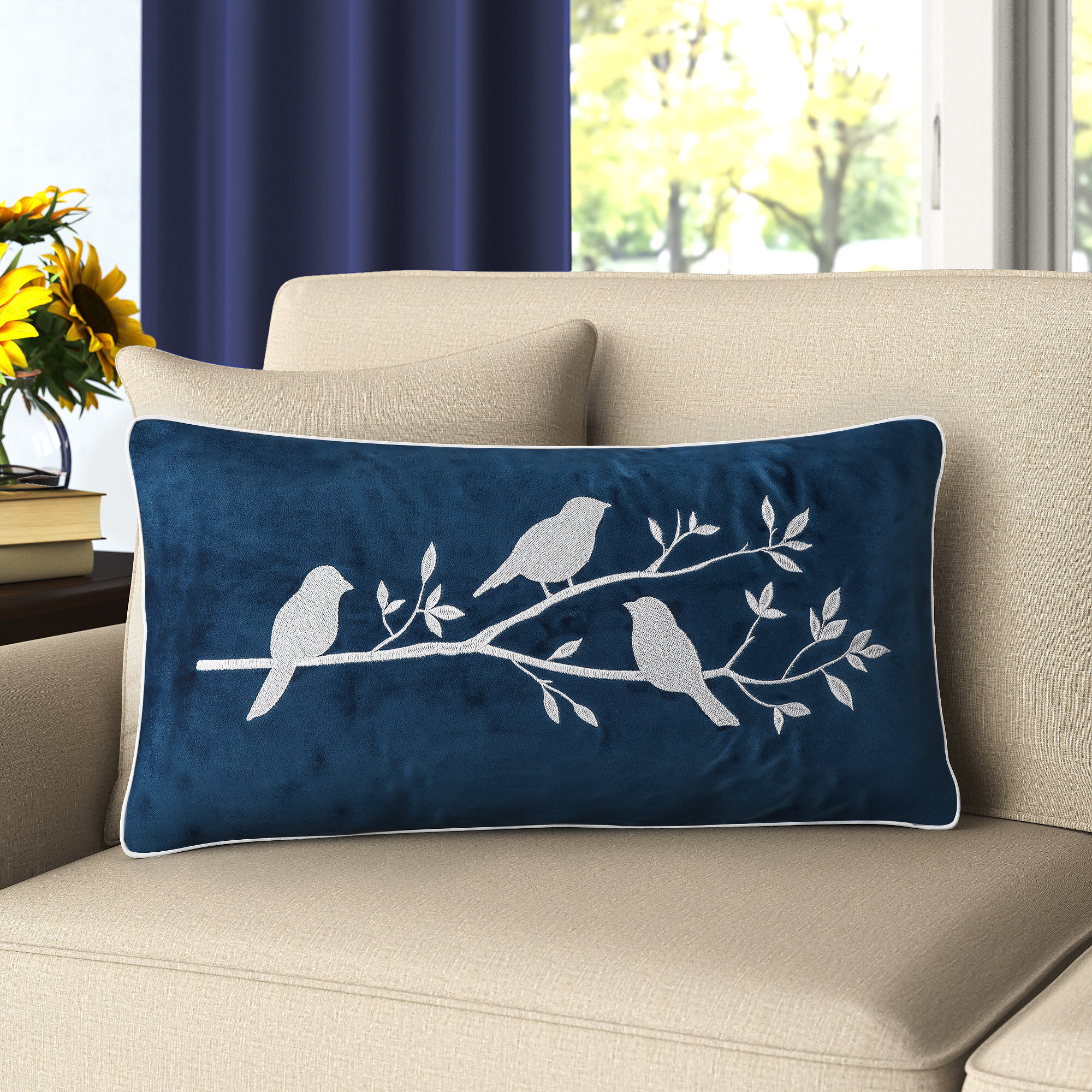 Bird sales pillows rectangular