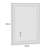 Dokes Super Bright Front & Back LED Lighted Anti-Fog Tempered Glass Bathroom/Vanity Mirror with ETL -1614704154