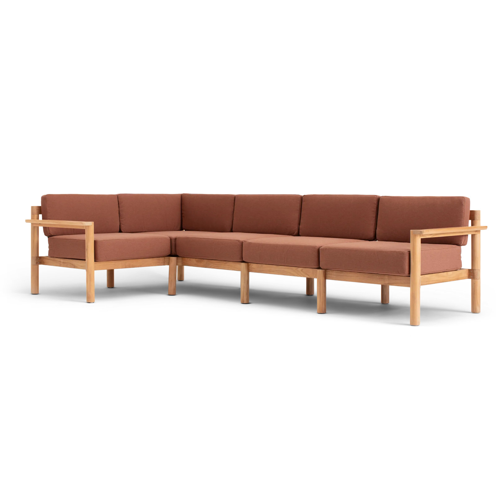Haven 114" Sunbrella® Patio Sectional, Sunbrella Rust